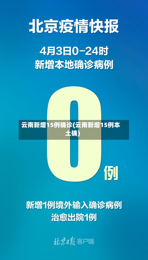 云南新增15例确诊(云南新增15例本土确)-第2张图片