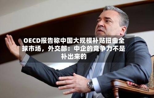 OECD报告称中国大规模补贴扭曲全球市场，外交部：中企的竞争力不是补出来的-第2张图片