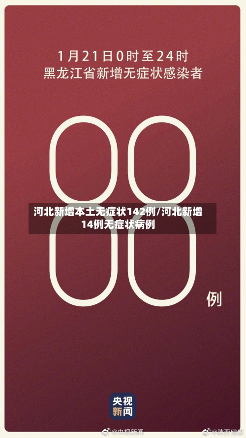 河北新增本土无症状142例/河北新增14例无症状病例