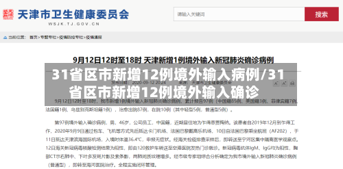 31省区市新增12例境外输入病例/31省区市新增12例境外输入确诊-第3张图片