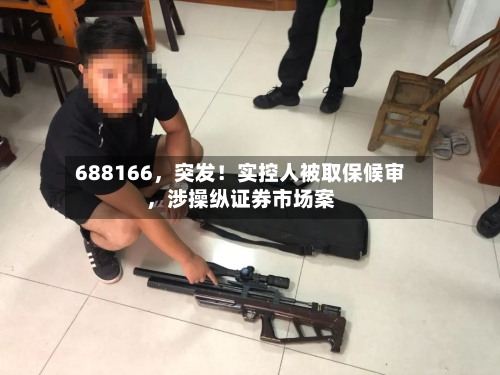 688166	，突发！实控人被取保候审，涉操纵证券市场案-第3张图片