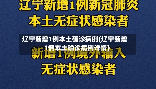 辽宁新增1例本土确诊病例(辽宁新增1例本土确诊病例详情)-第2张图片