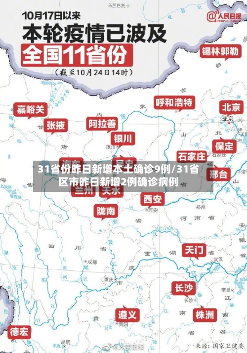 31省份昨日新增本土确诊9例/31省区市昨日新增2例确诊病例-第2张图片