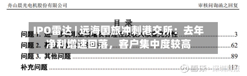 IPO雷达 | 远海国旅冲刺港交所：去年净利增速回落	，客户集中度较高-第3张图片