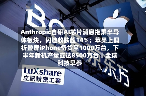 Anthropic自研AI芯片消息拖累半导体板块，闪迪收跌超14%；苹果上调折叠屏iPhone备货至1000万台，下半年新机产量或达8500万台丨全球科技早参