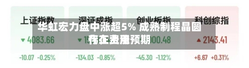 华虹宏力盘中涨超5% 成熟制程晶圆代工费用存在上涨预期-第3张图片