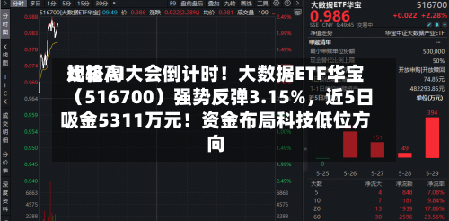 比较高规格AI大会倒计时！大数据ETF华宝（516700）强势反弹3.15%	，近5日吸金5311万元！资金布局科技低位方向-第2张图片