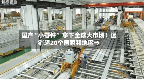 国产“小零件	” 拿下全球大市场！远销超20个国家和地区→-第2张图片