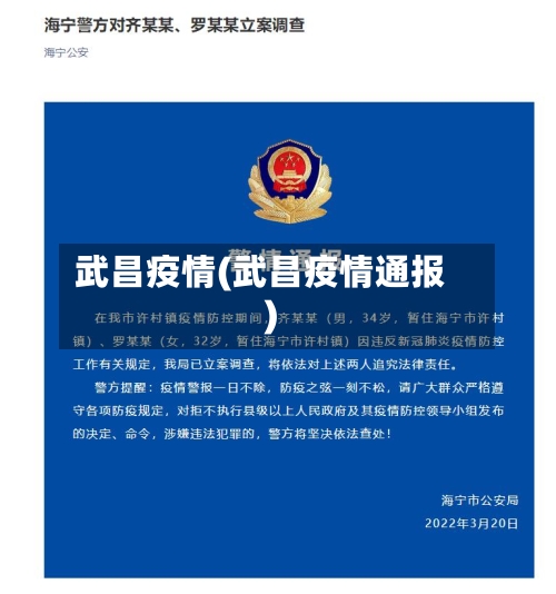 武昌疫情(武昌疫情通报)-第2张图片