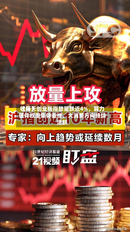 【每天收评】创业板指放量跌近4%，算力硬件权重集体重挫，大消费方向持续活跃