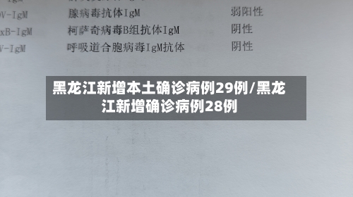 黑龙江新增本土确诊病例29例/黑龙江新增确诊病例28例-第2张图片