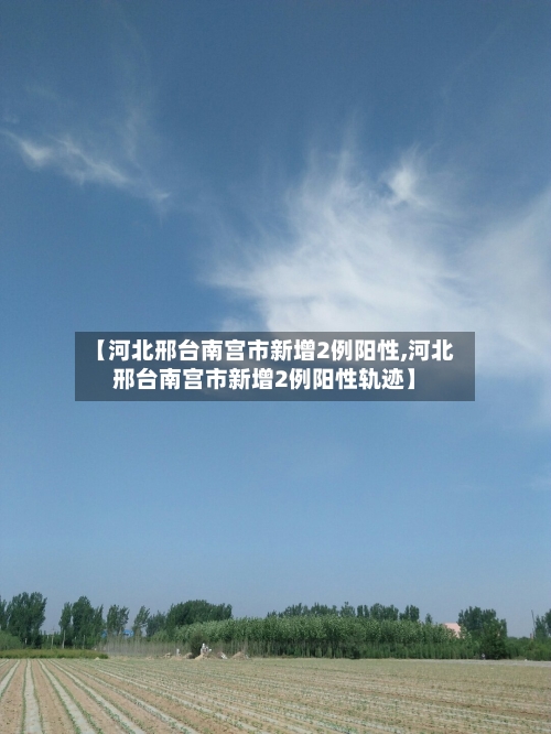 【河北邢台南宫市新增2例阳性,河北邢台南宫市新增2例阳性轨迹】-第2张图片
