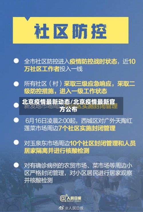 北京疫情最新动态/北京疫情最新官方公布