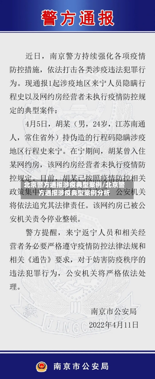 北京警方通报涉疫典型案例/北京警方通报涉疫典型案例分析-第2张图片