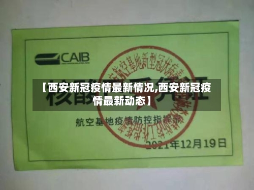 【西安新冠疫情最新情况,西安新冠疫情最新动态】-第2张图片