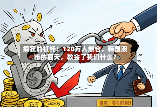 疯狂的杠杆！120万人爆仓，韩国股市的夏天，教会了我们什么？-第3张图片