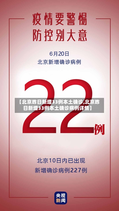 【北京昨日新增33例本土确诊,北京昨日新增33例本土确诊病例详情】