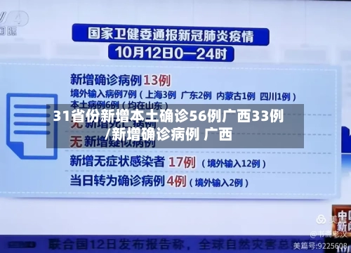 31省份新增本土确诊56例广西33例/新增确诊病例 广西