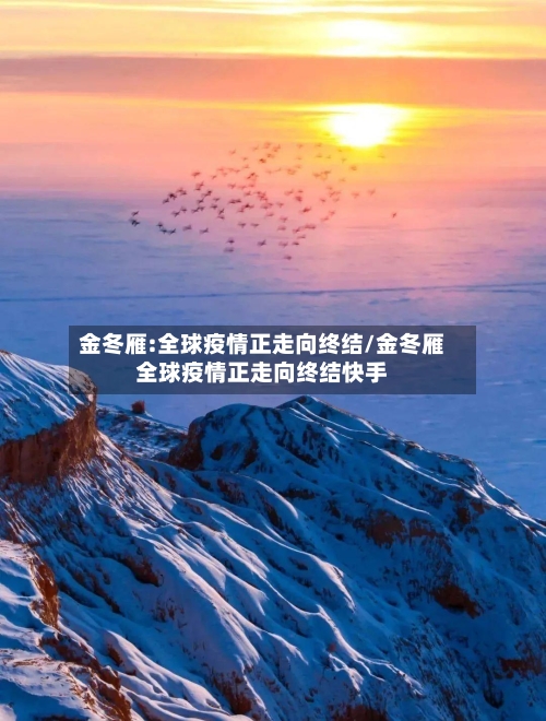 金冬雁:全球疫情正走向终结/金冬雁全球疫情正走向终结快手-第3张图片