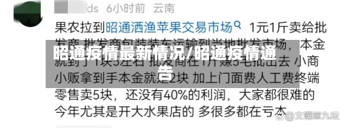 昭通疫情最新情况/昭通疫情通告-第2张图片