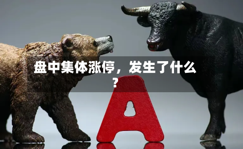 盘中集体涨停，发生了什么？-第2张图片