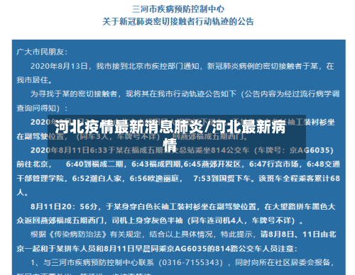 河北疫情最新消息肺炎/河北最新病情-第2张图片