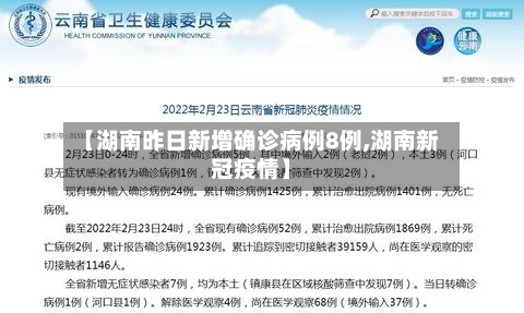 【湖南昨日新增确诊病例8例,湖南新冠疫情】