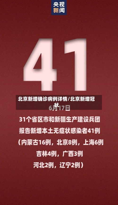 北京新增确诊病例详情/北京新增冠状