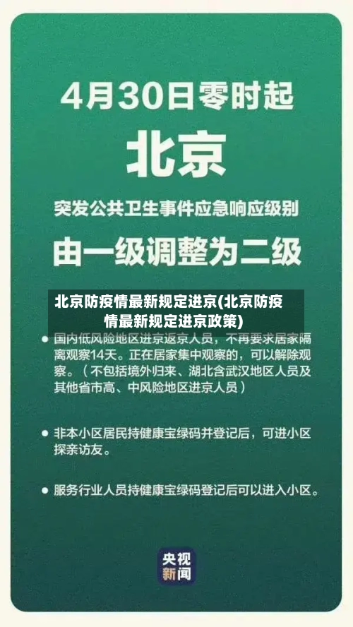 北京防疫情最新规定进京(北京防疫情最新规定进京政策)-第2张图片