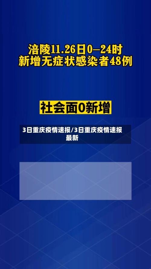 3日重庆疫情速报/3日重庆疫情速报最新-第3张图片
