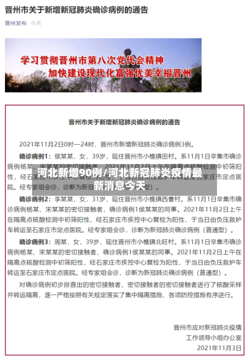 河北新增90例/河北新冠肺炎疫情最新消息今天-第3张图片