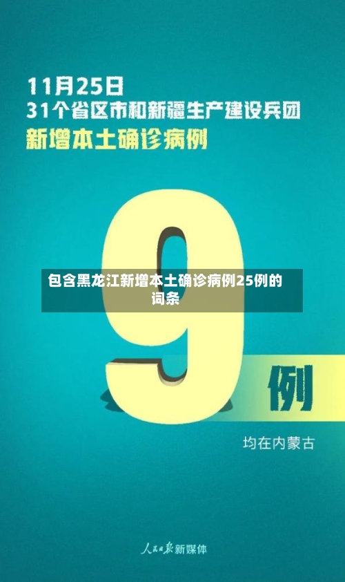 包含黑龙江新增本土确诊病例25例的词条