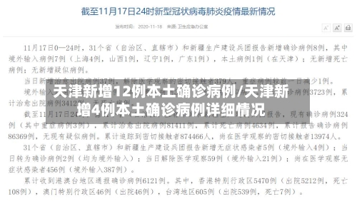 天津新增12例本土确诊病例/天津新增4例本土确诊病例详细情况-第3张图片