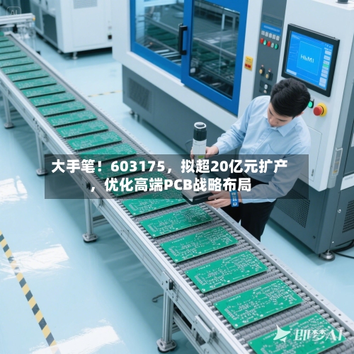 大手笔！603175	，拟超20亿元扩产，优化高端PCB战略布局-第2张图片