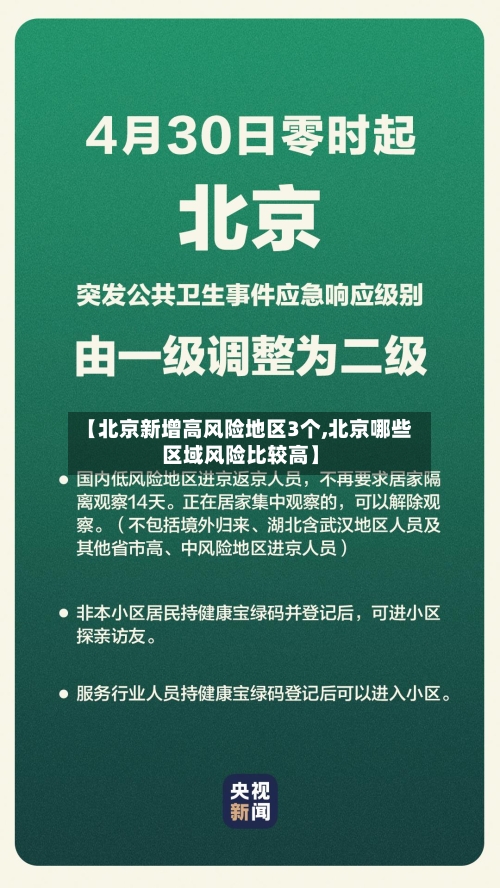 【北京新增高风险地区3个,北京哪些区域风险比较高】-第2张图片