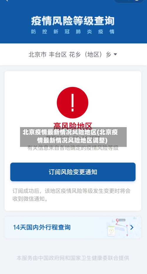 北京疫情最新情况风险地区(北京疫情最新情况风险地区调整)-第2张图片