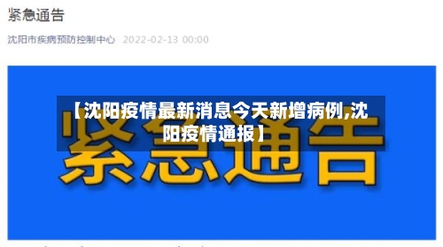 【沈阳疫情最新消息今天新增病例,沈阳疫情通报】