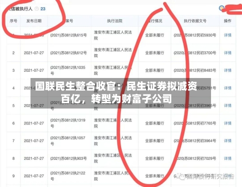 国联民生整合收官：民生证券拟减资百亿，转型为财富子公司