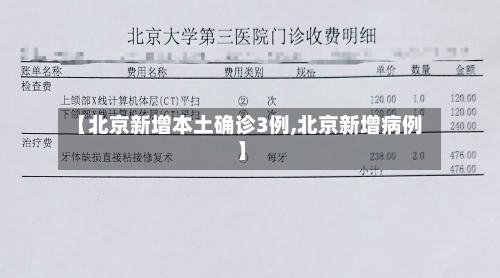 【北京新增本土确诊3例,北京新增病例】