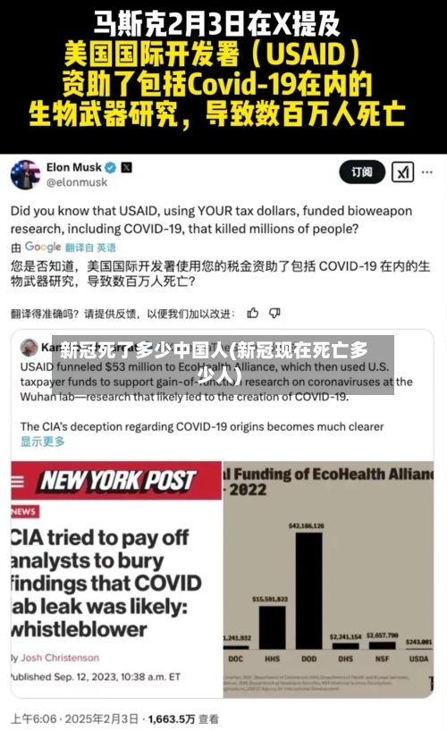 新冠死了多少中国人(新冠现在死亡多少人)