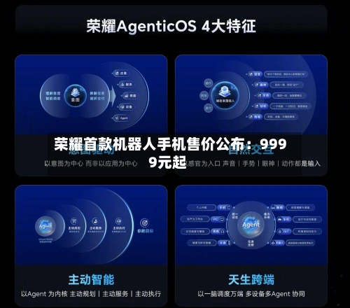 荣耀首款机器人手机售价公布：9999元起