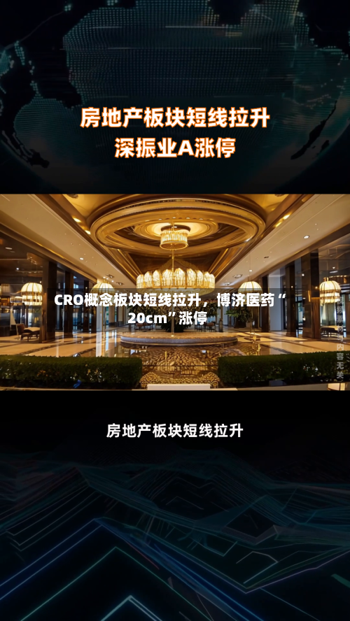 CRO概念板块短线拉升，博济医药“20cm	”涨停-第2张图片
