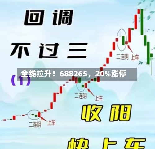 全线拉升！688265，20%涨停