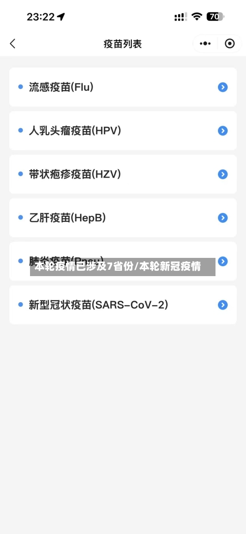 本轮疫情已涉及7省份/本轮新冠疫情-第2张图片