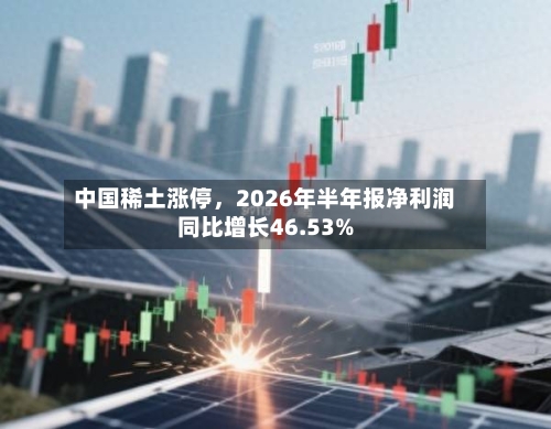 中国稀土涨停，2026年半年报净利润同比增长46.53%