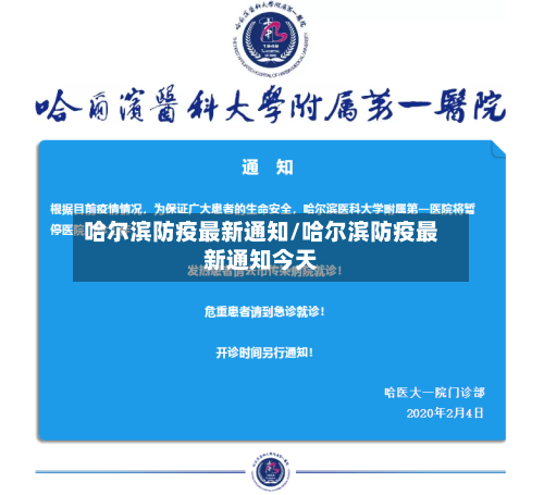 哈尔滨防疫最新通知/哈尔滨防疫最新通知今天