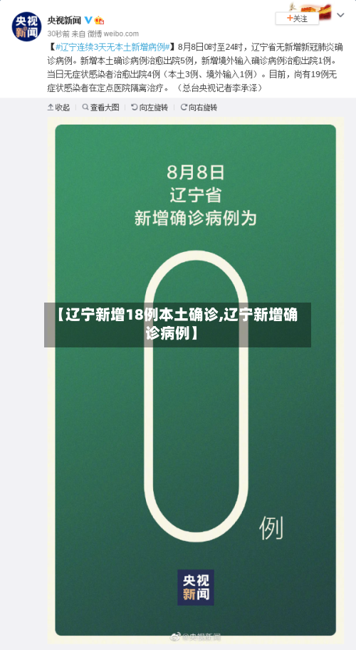 【辽宁新增18例本土确诊,辽宁新增确诊病例】-第2张图片