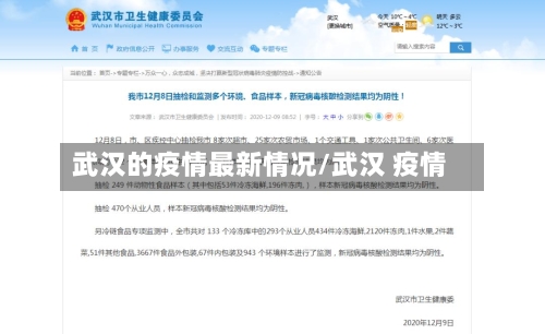 武汉的疫情最新情况/武汉 疫情