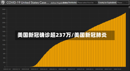 美国新冠确诊超237万/美国新冠肺炎