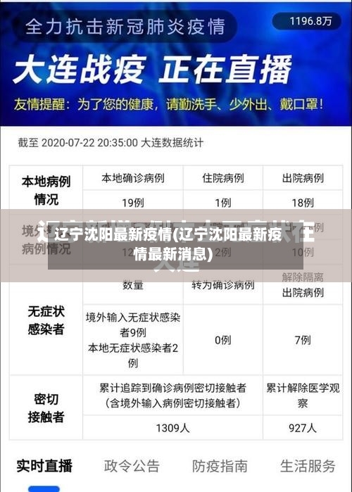 辽宁沈阳最新疫情(辽宁沈阳最新疫情最新消息)-第3张图片